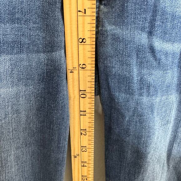 Judy Blue Womens Straight Leg Jeans Size 11/30 Dark Wash Stretch Denim Mid Rise - Picture 3 of 11